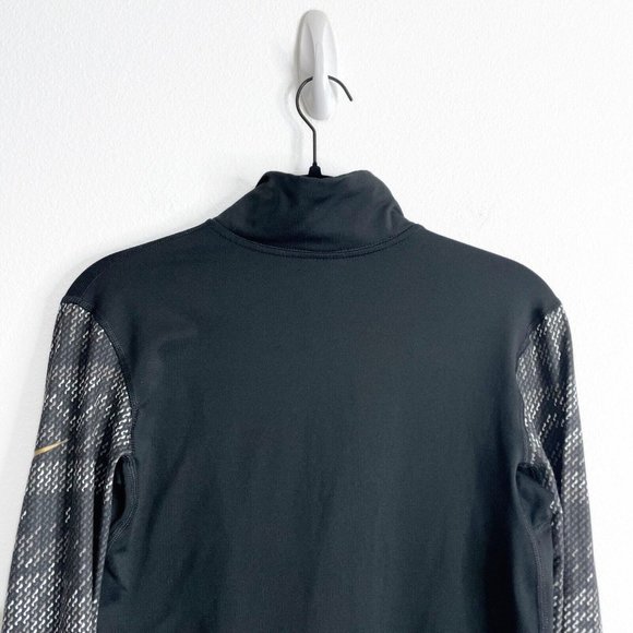 Nike Pro Women’s Half Zip Pullover Black Size Medium Athletic Casual Comfort - Picture 6 of 13